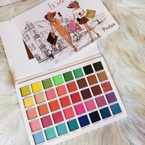 Walk With Me 40 Color Eyeshadow Palette from Prolux Bright Colorful Colors